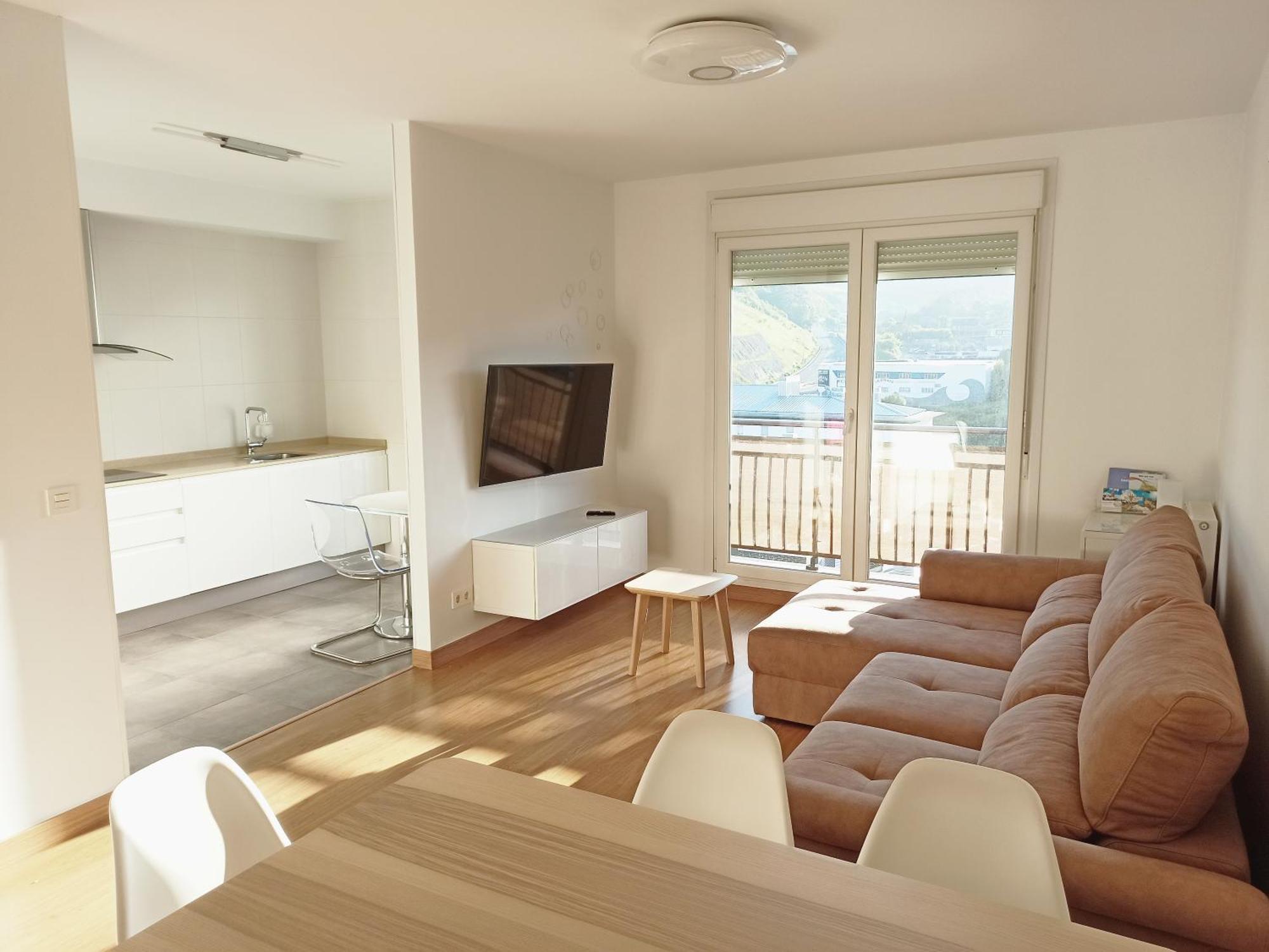 Apartamento Patxike Con Plaza De Garaje Lägenhet Bermeo Rum bild